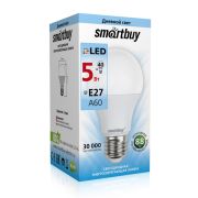 Лампа светодиодная A60-05W/4000/E27 Smartbuy