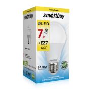 Лампа светодиодная A60-07W/3000/E27 Smartbuy