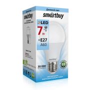 Лампа светодиодная A60-07W/4000/E27 Smartbuy