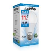 Лампа светодиодная A60-11W/6000/Е27 Smartbuy