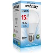 Лампа светодиодная A60-15W/4000/E27 Smartbuy