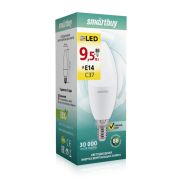Лампа светодиодная C37-9,5W/3000/Е14 Smartbuy