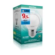 Лампа светодиодная G45-9,5W/6000/E27 Smartbuy