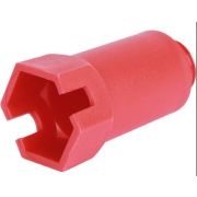 Пробка длинная 1/2, красная, STOUT