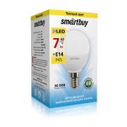 Лампа светодиодная P45-07W/3000/E14 Smartbuy