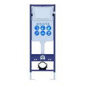 Инсталляция для подвесного унитаза узкая Aquatek Standart 37, 1130*370*150 мм INS-0000017