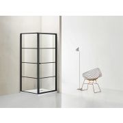 Душевое ограждение Azario RICHMOND 900х900х1950, прозрачное стекло 6 мм, цвет профиля черный