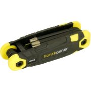 Набор ключей TORX S2 8шт T9-Е40,склад,кейс  Hanskonner