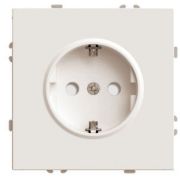Розетка 1-местная с защит.шторкой с/з(механизм),250В,16А RST16-5110-08, кашемир,soft touch, ЭМИЛИ