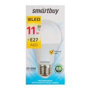 Лампа светодиодная A60-11W/3000/E27 Smartbuy