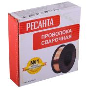 Проволока сварочная омедненная ER70S-6, 0,8мм, 1кг Solaris