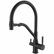 Смеситель д/кухни MIXXUS PREMIUM GRAVITY 021 BLACK REFL.BLACK