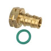 Штуцер с накидной гайкой латунный для труб PE-Xa 20-G1