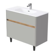 Тумба Mona 100Н (1000х870х453) 2я агатовый серый