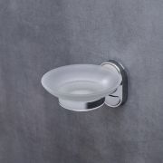 Мыльница овальная РМС A2020 матовое стекло