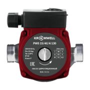 Насос циркуляционный для системы ГВС PWS 15/4G N 130 гайки в комплекте Kromwell