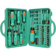 Набор отвёрток 51 предмет пластиковый кейс STURM