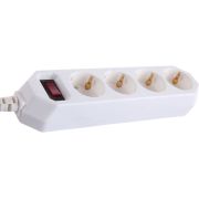 Сетевой фильтр 4 розетки 1,5 метра ПВС 3*0,75 с/з белый ЭРА