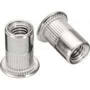 Заклёпка резьбовая, стальная, стандартный борт М4 Ремоколор