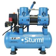 AC93210OL Компрессор воздуш.безмасл. Sturm! 900Вт,180л/мин, ресивер 10л,8бар, безшумный