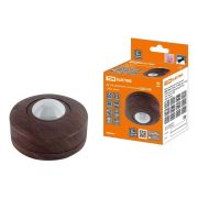 Датчик движения инфракрасный потолочный ДДП-03В венге 1200Вт 360*6м TDM