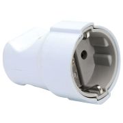 Гнездо штепсельное с заземлением белое Makel