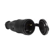 Гнездо штепсельное каучуковое с крышкой IP44 RX10-B-IP44 ЭРА