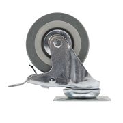 Колесо поворотное с тормозом d-100мм РемоКолор