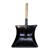 Совок для мусора стальной с ручкой 071011