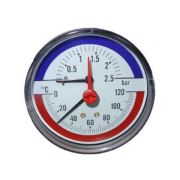 Термоманометр радиальный «Thermofix» (6.0 bar, 0° - 120° С) (1/4