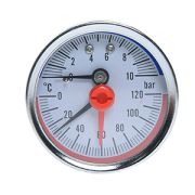 Термоманометр аксиальный «Thermofix» (6.0 bar, 0° - 120° С) (1/4